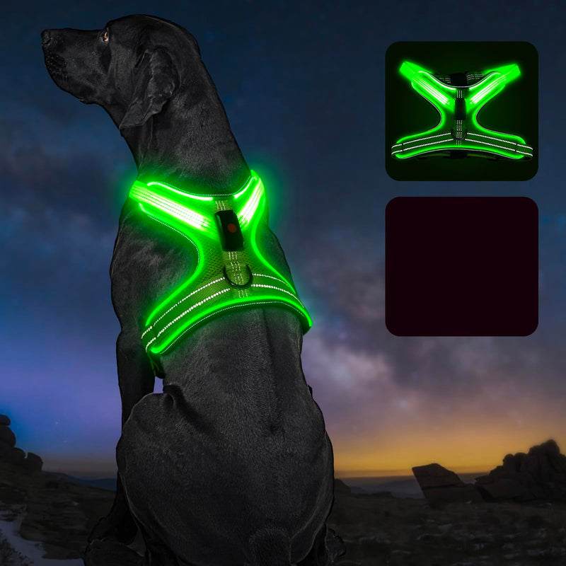 LED Dog Harness