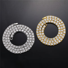 Crystal Tennis Chain Necklace