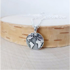 Map Pendant Necklace